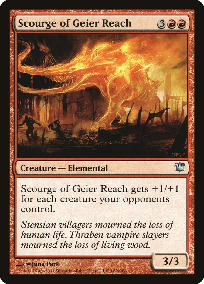 2011 Innistrad Scourge of Geier Reach #162 uncommon card image