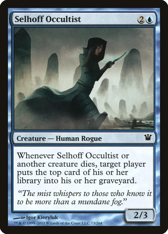 2011 Innistrad Selhoff Occultist common #73 common card image