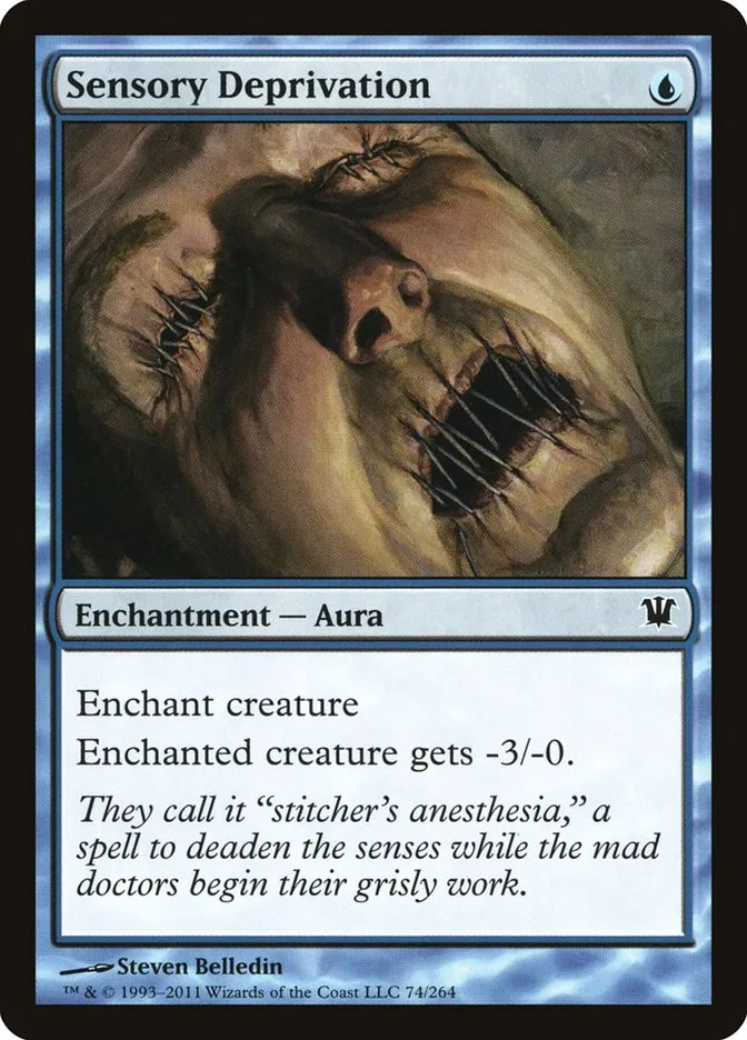 2011 Innistrad Sensory Deprivation #74 common card image