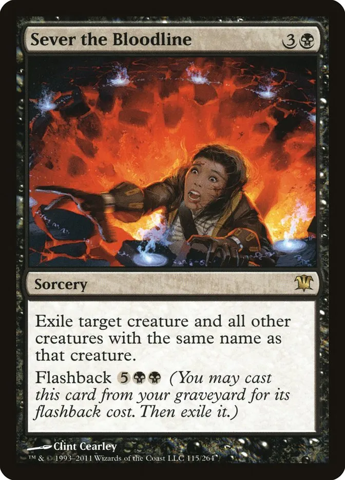2011 Innistrad Sever the Bloodline #115 rare card image