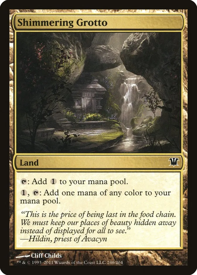 2011 Innistrad Shimmering Grotto common #246 common card image