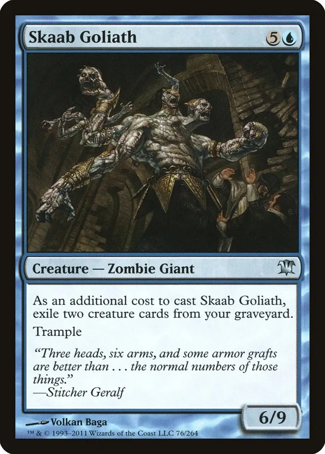 2011 Innistrad Skaab Goliath uncommon #76 uncommon card image