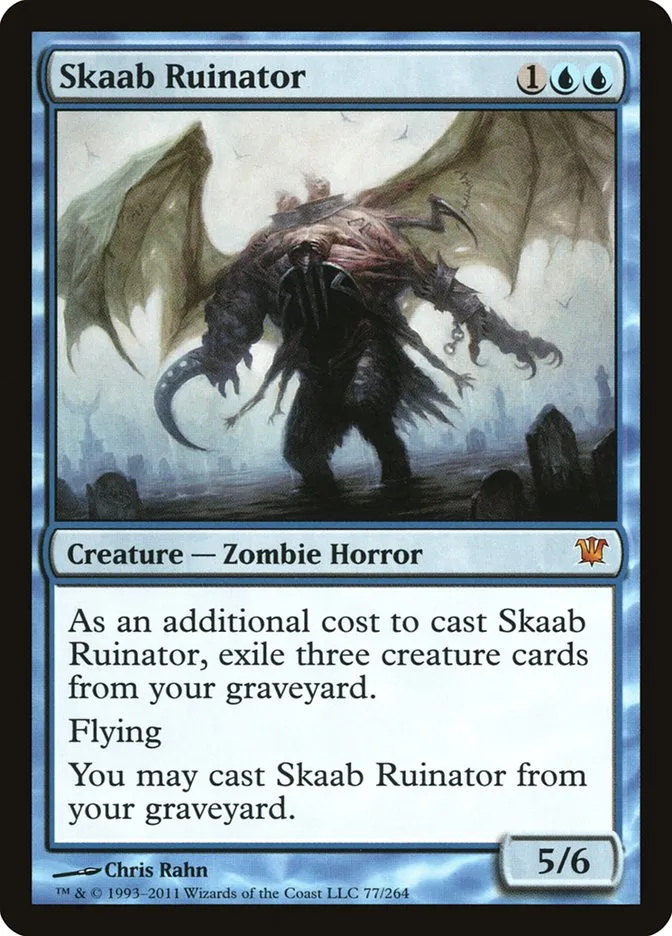 2011 Innistrad Skaab Ruinator #77 mythic card image