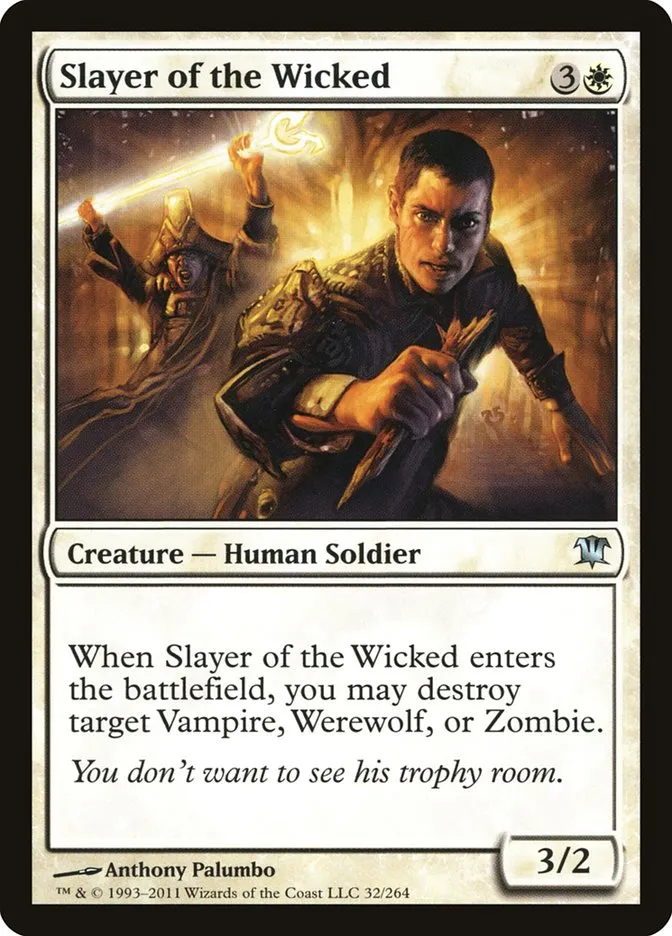 2011 Innistrad Slayer of the Wicked #32 uncommon card image