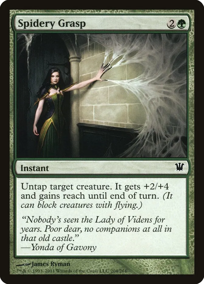 2011 Innistrad Spidery Grasp common #204 common card image