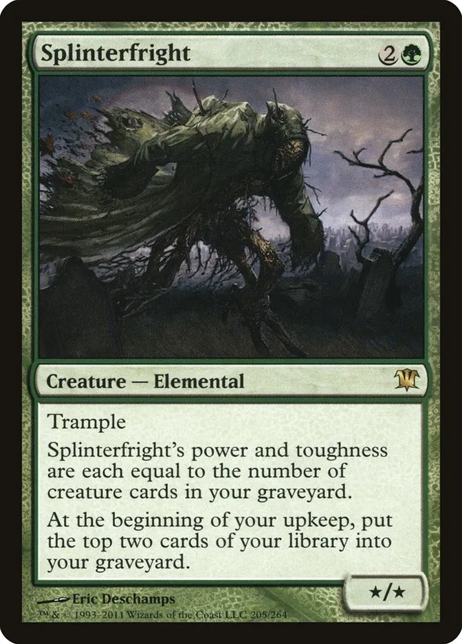 2011 Innistrad Splinterfright rare #205 rare card image