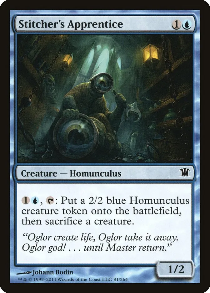 2011 Innistrad Stitcher's Apprentice common #81 common card image