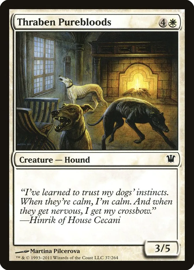 2011 Innistrad Thraben Purebloods #37 common card image