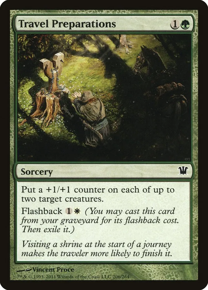 2011 Innistrad Travel Preparations common #206 common card image