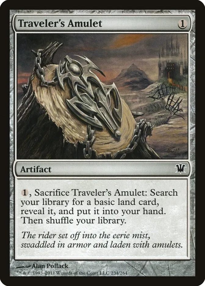 2011 Innistrad Traveler's Amulet #234 common card image
