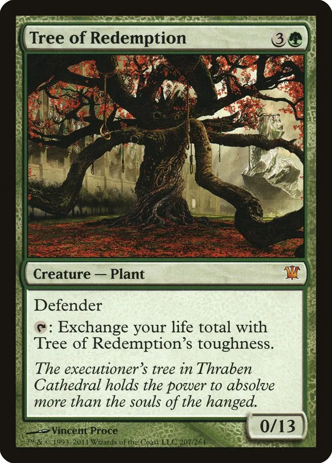 2011 Innistrad Tree of Redemption #207 mythic card image