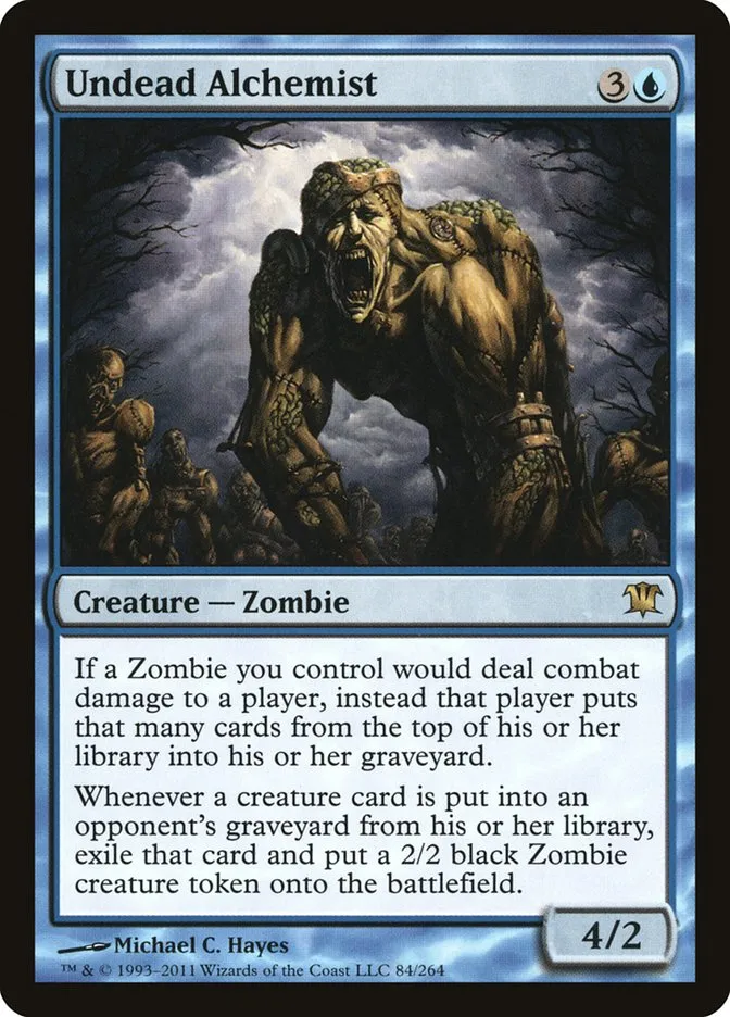 2011 Innistrad Undead Alchemist #84 rare card image