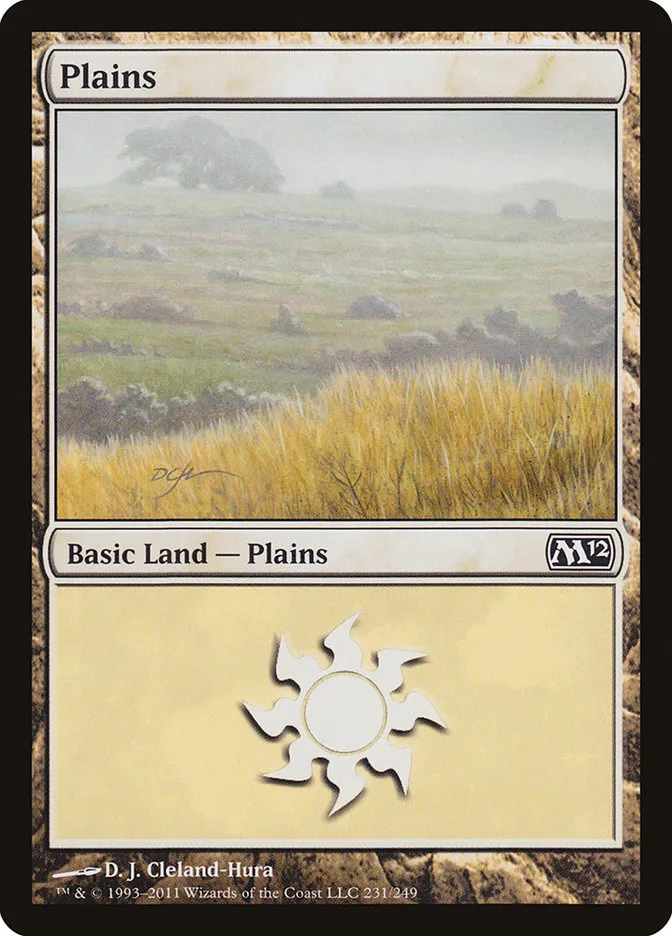 2011 Magic 2012 Plains common #231 common card image