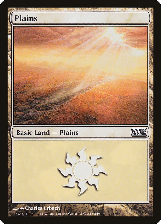 2011 Magic 2012 Plains common #233 common card image
