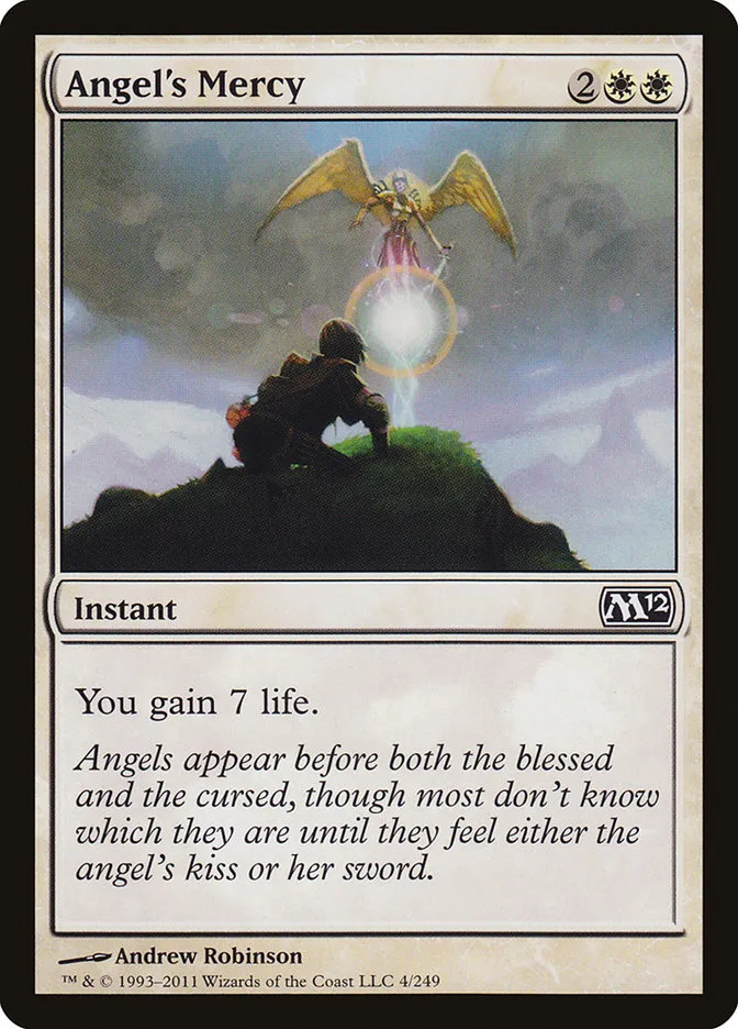 2011 Magic 2012 Angel's Mercy common #4 common card image
