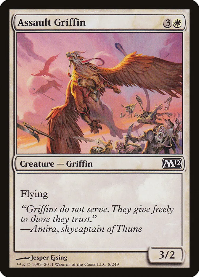 2011 Magic 2012 Assault Griffin common #8 common card image