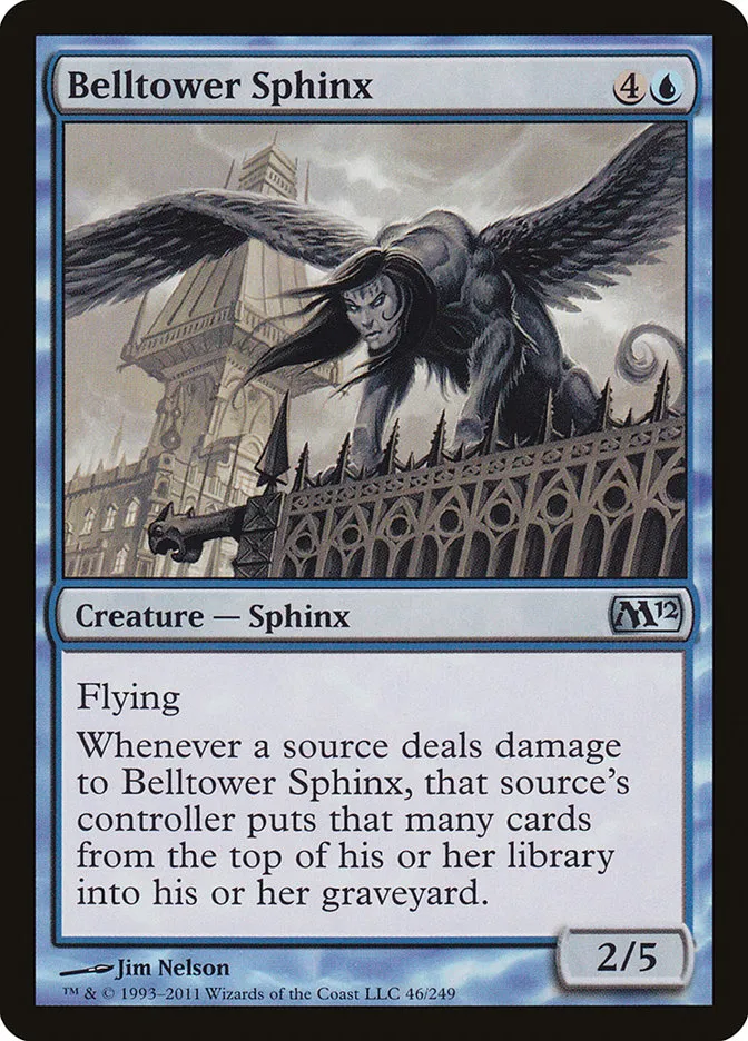 2011 Magic 2012 Belltower Sphinx uncommon #46 uncommon card image