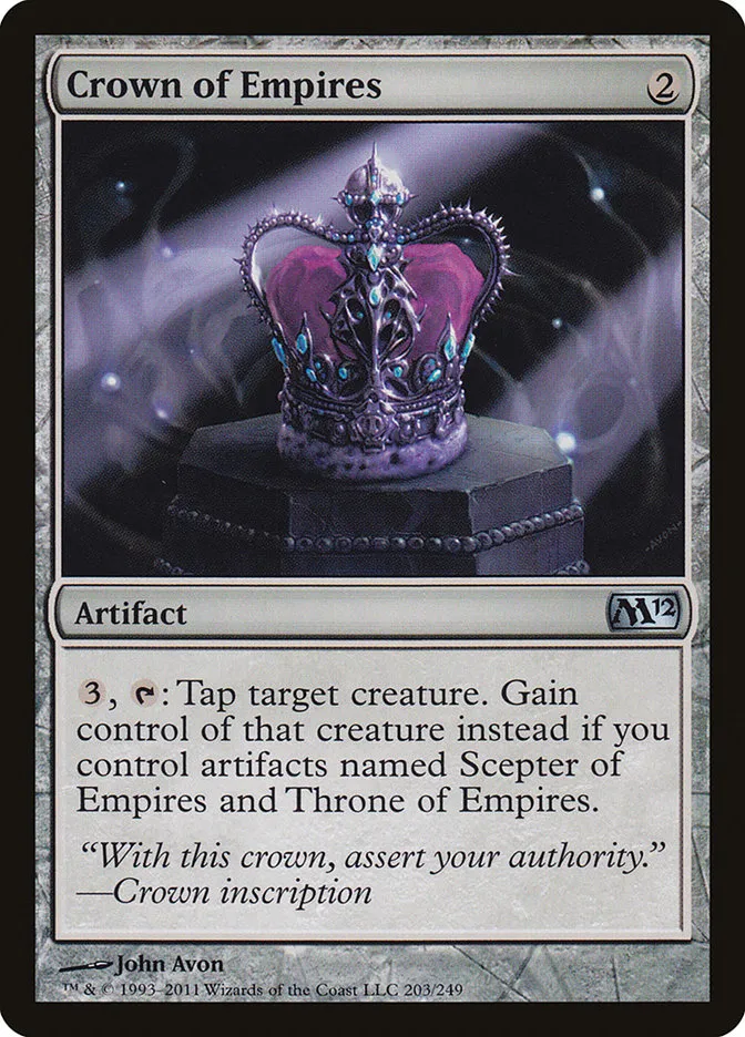 2011 Magic 2012 Crown of Empires #203 uncommon card image