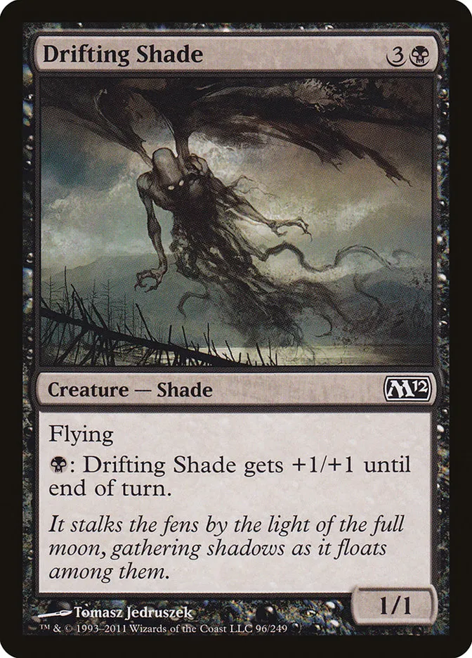 2011 Magic 2012 Drifting Shade common #96 common card image