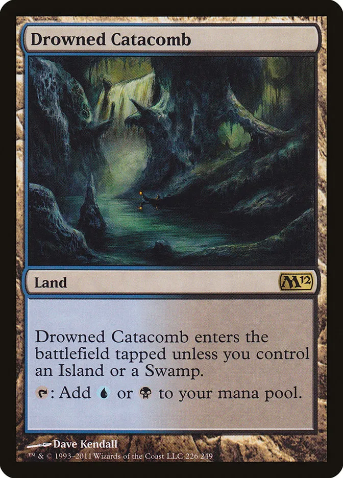 2011 Magic 2012 Drowned Catacomb rare #226 rare card image