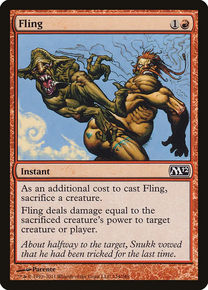 2011 Magic 2012 Fling common #134 common card image