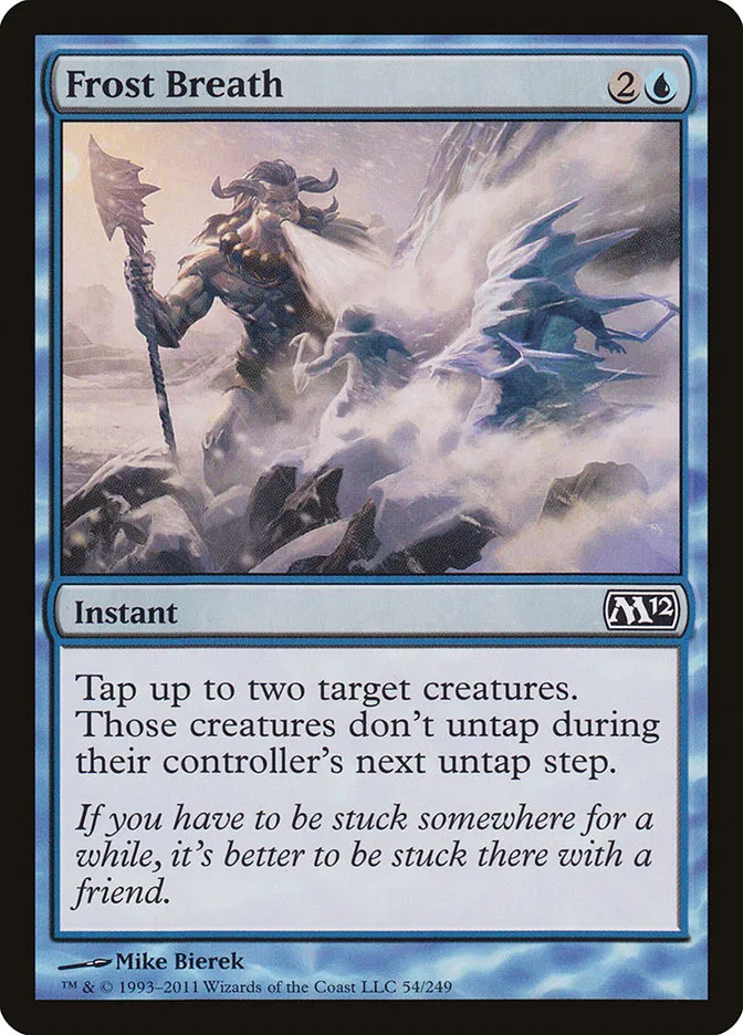 2011 Magic 2012 Frost Breath common #54 common card image