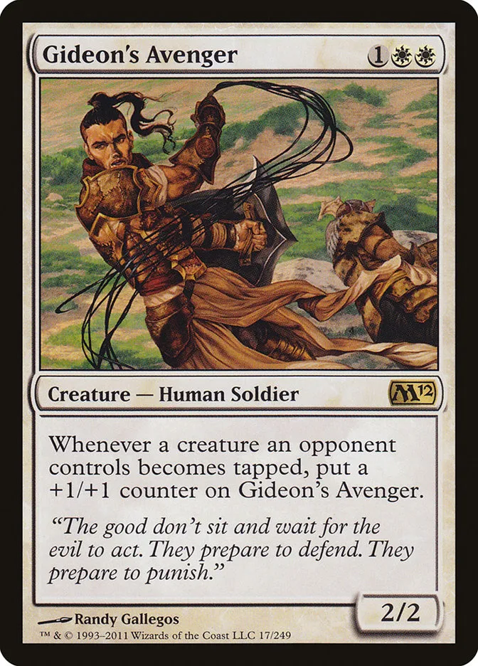 2011 Magic 2012 Gideon's Avenger rare #17 rare card image