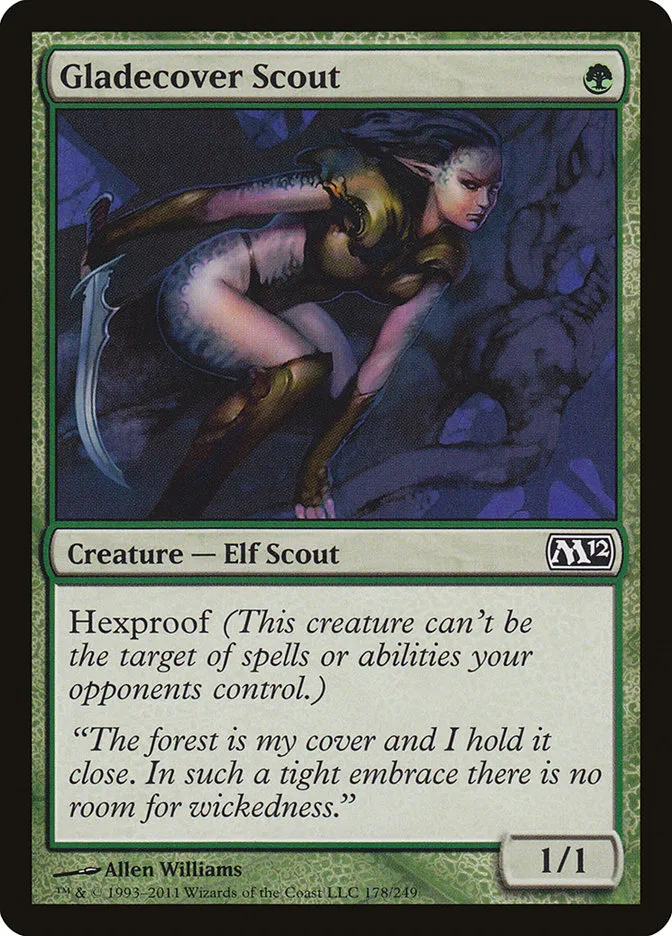 2011 Magic 2012 Gladecover Scout common #178 common card image