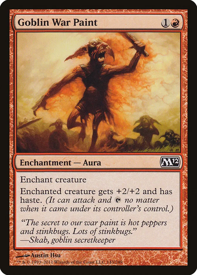 2011 Magic 2012 Goblin War Paint common #143 common card image