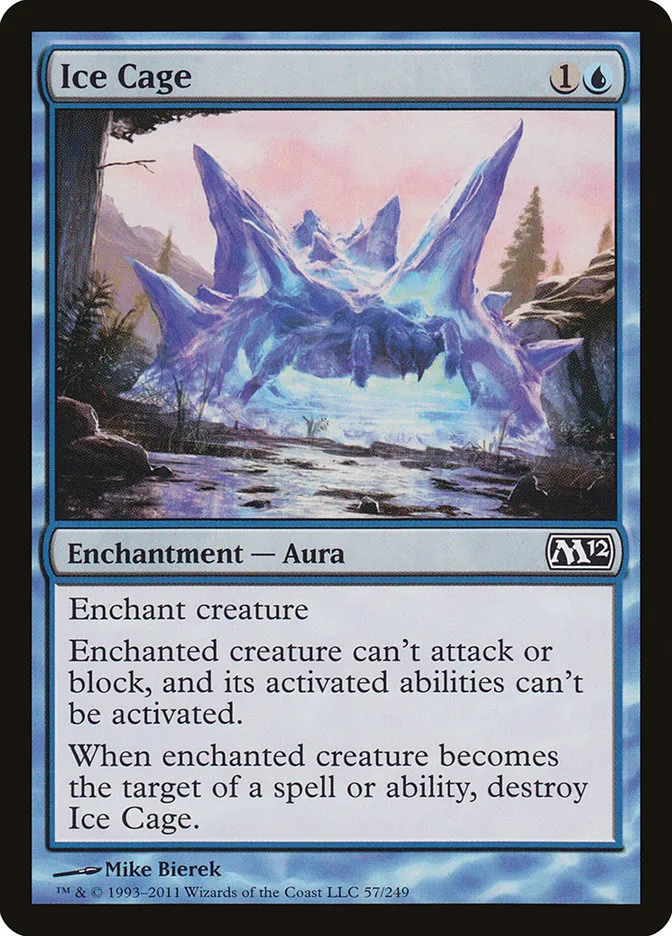 2011 Magic 2012 Ice Cage common #57 common card image