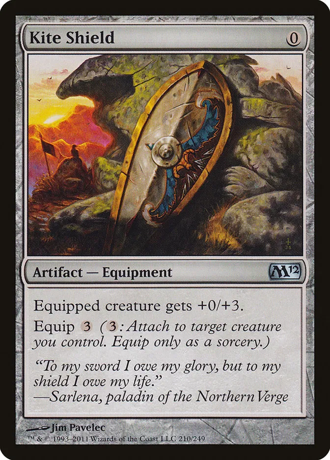 2011 Magic 2012 Kite Shield uncommon #210 uncommon card image