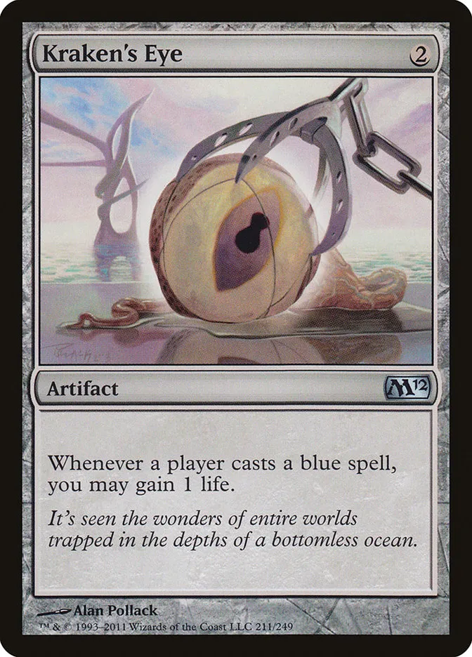 2011 Magic 2012 Kraken's Eye uncommon #211 uncommon card image