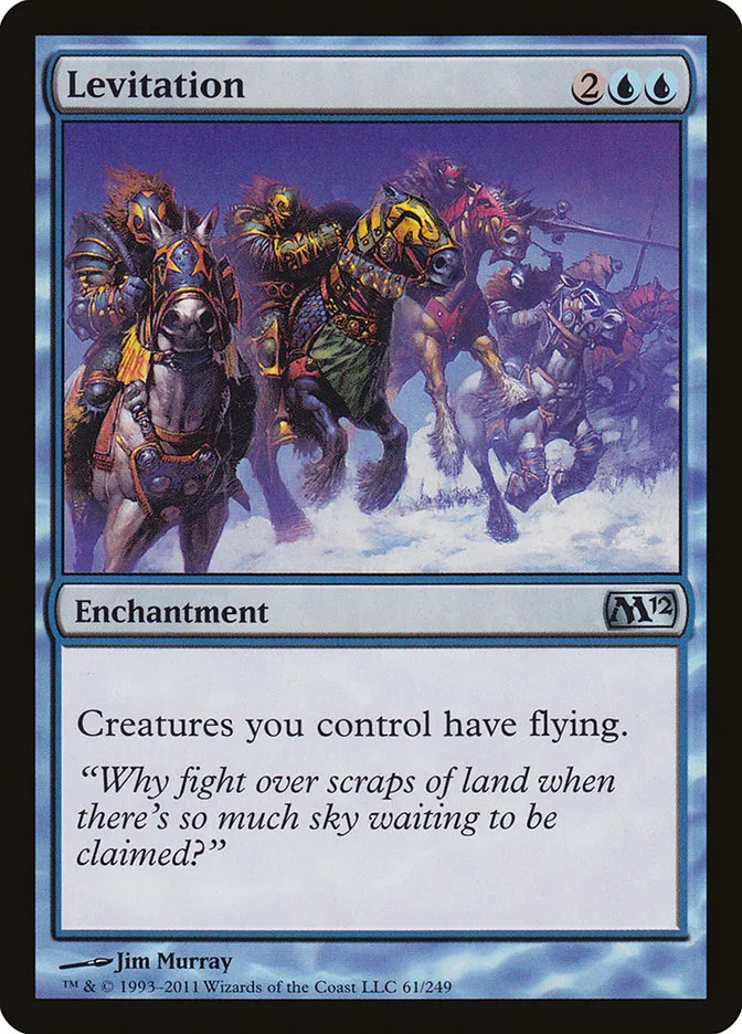 2011 Magic 2012 Levitation uncommon #61 uncommon card image