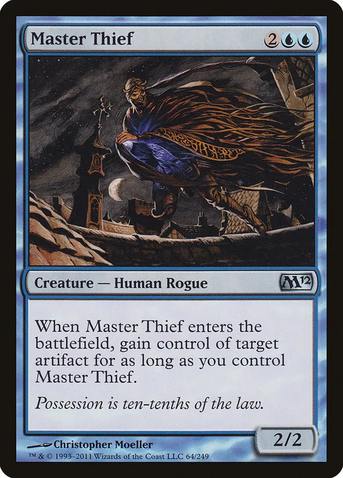 2011 Magic 2012 Master Thief uncommon #64 uncommon card image