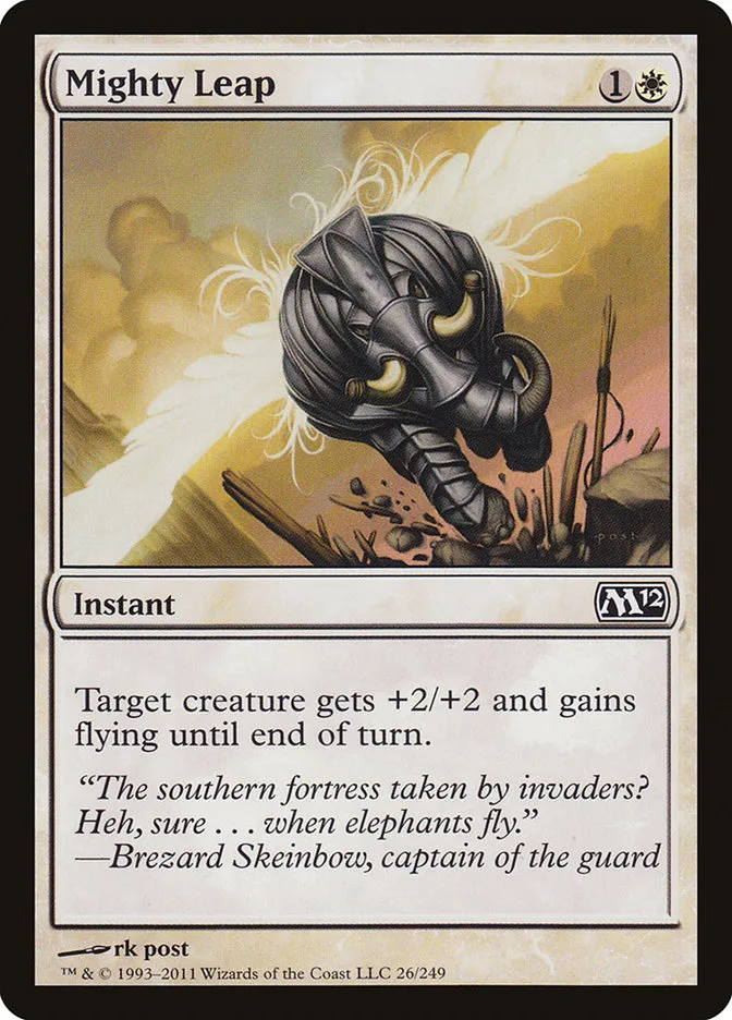 2011 Magic 2012 Mighty Leap common #26 common card image