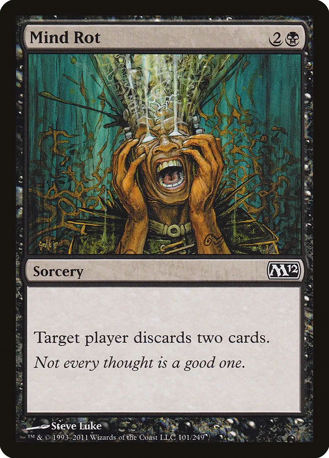 2011 Magic 2012 Mind Rot common #101 common card image