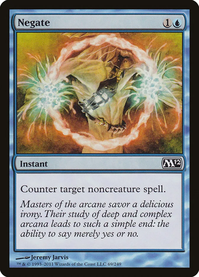 2011 Magic 2012 Negate common #69 common card image