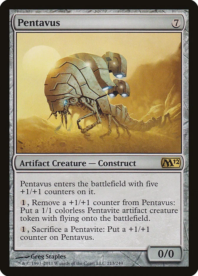2011 Magic 2012 Pentavus rare #213 rare card image