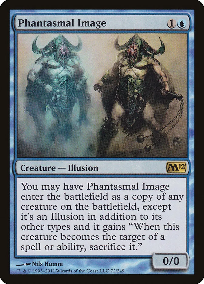 2011 Magic 2012 Phantasmal Image rare #72 rare card image