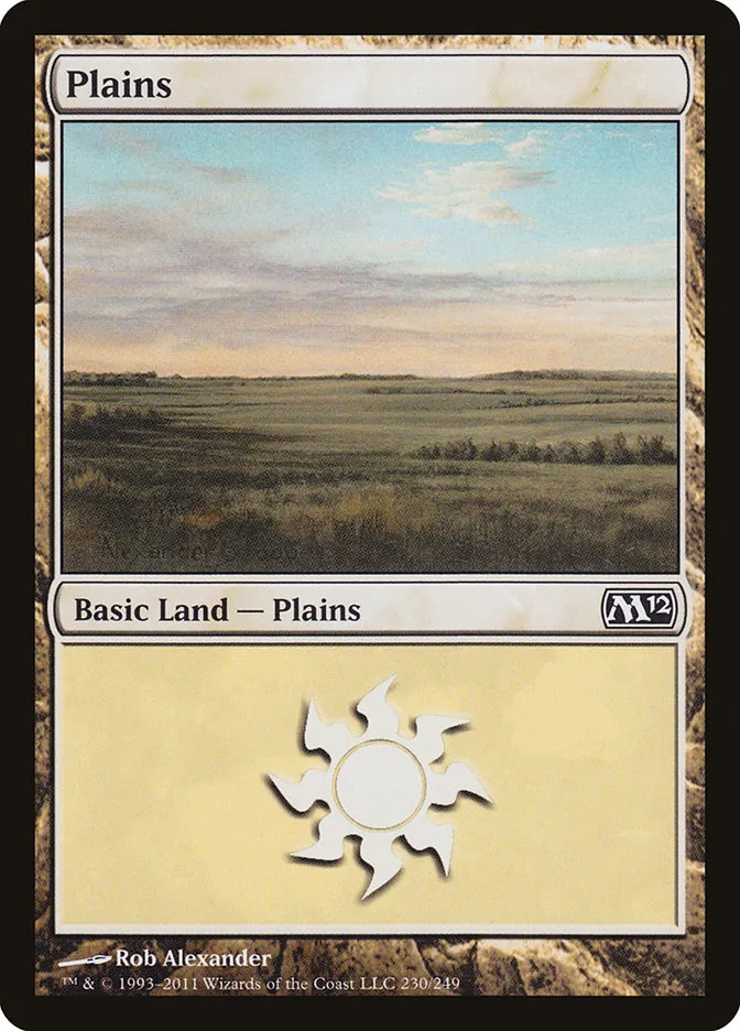 2011 Magic 2012 Plains common #230 common card image