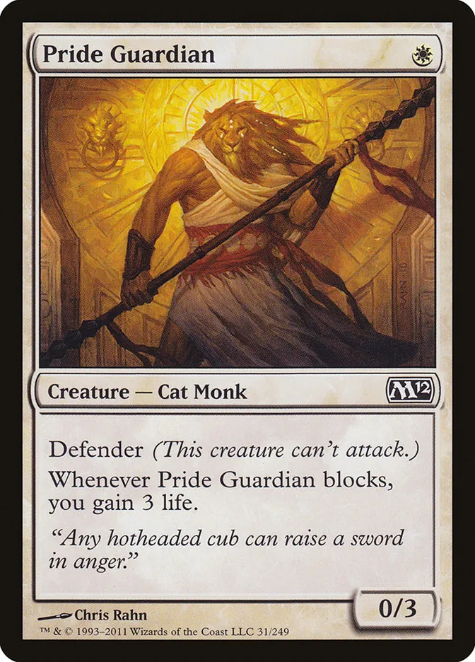 2011 Magic 2012 Pride Guardian common #31 common card image