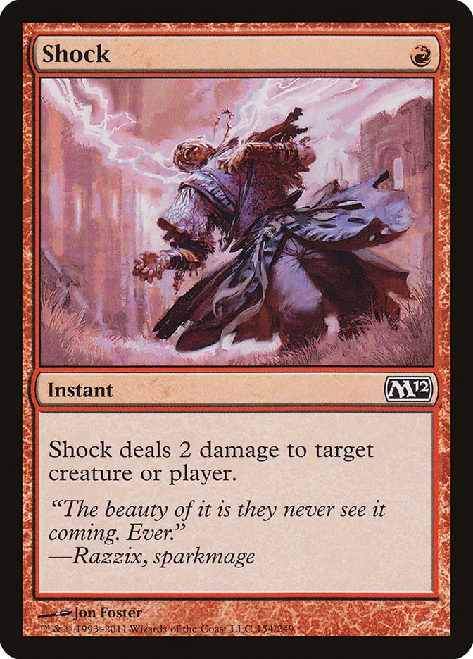 2011 Magic 2012 Shock common #154 common card image