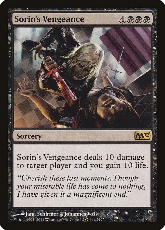 2011 Magic 2012 Sorin's Vengeance #111 rare card image