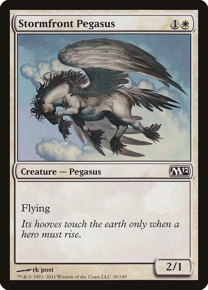 2011 Magic 2012 Stormfront Pegasus common #38 common card image