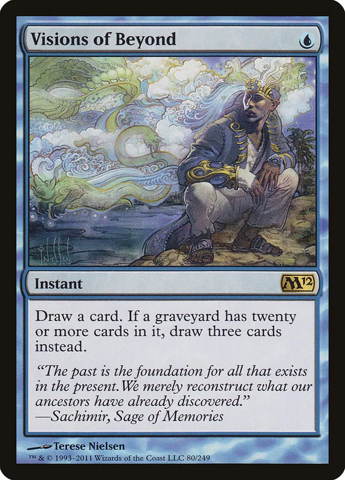 2011 Magic 2012 Visions of Beyond #80 rare card image