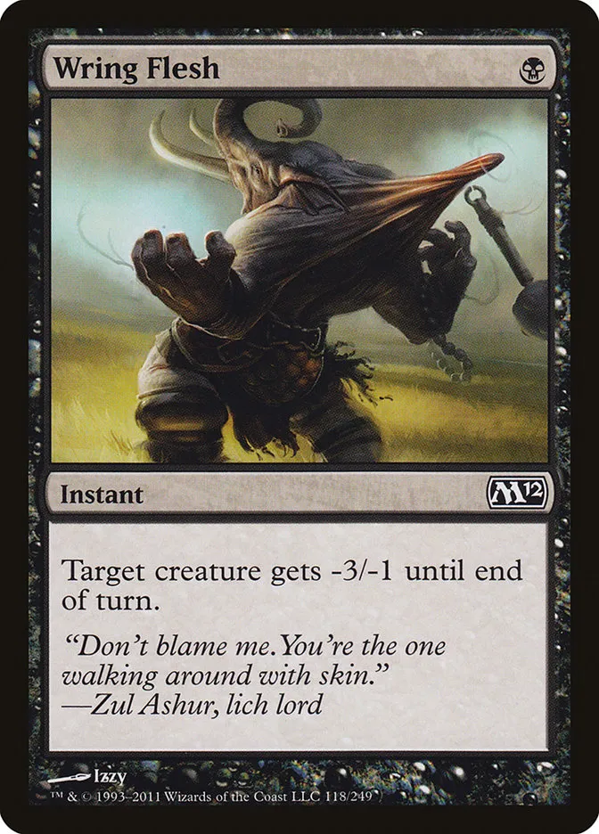 2011 Magic 2012 Wring Flesh common #118 common card image