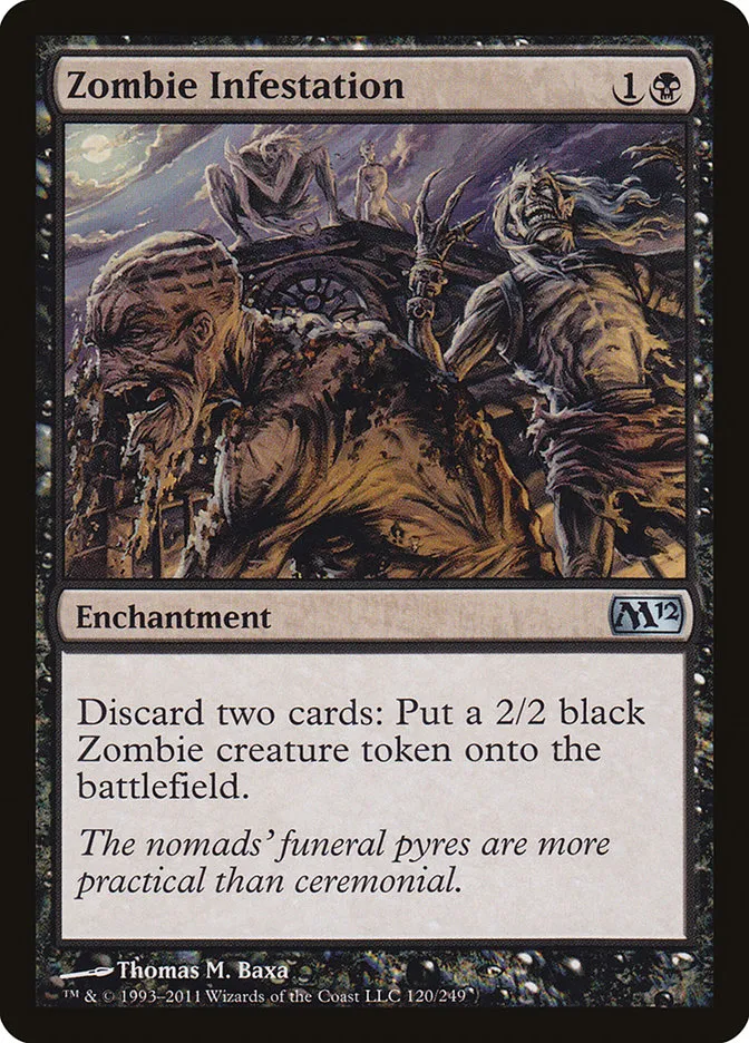 2011 Magic 2012 Zombie Infestation uncommon #120 uncommon card image