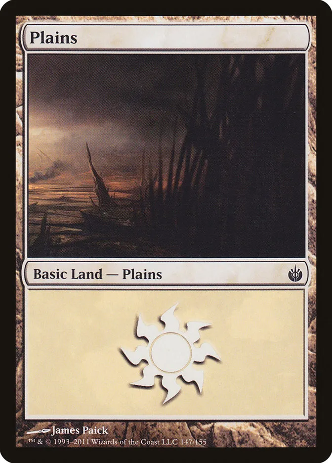 2011 Mirrodin Besieged Plains #147 common card image