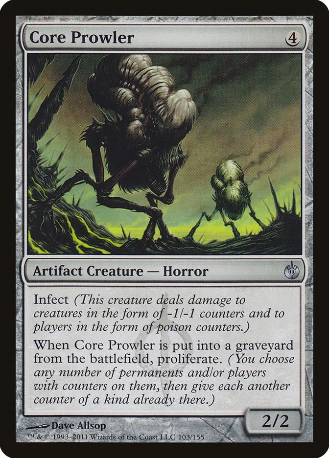 2011 Mirrodin Besieged Core Prowler uncommon #103 uncommon card image