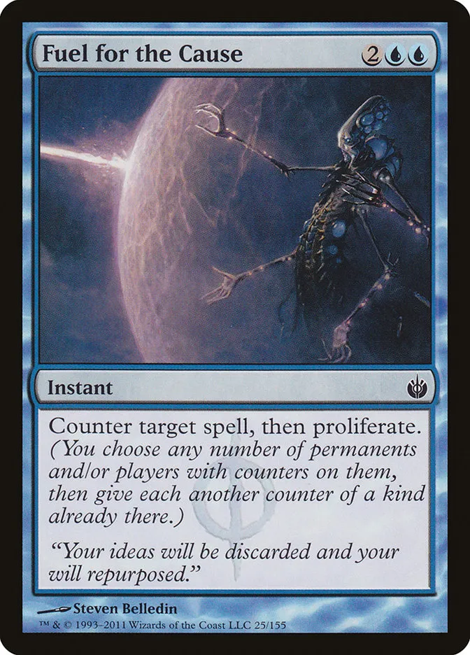 2011 Mirrodin Besieged Fuel for the Cause common #25 common card image